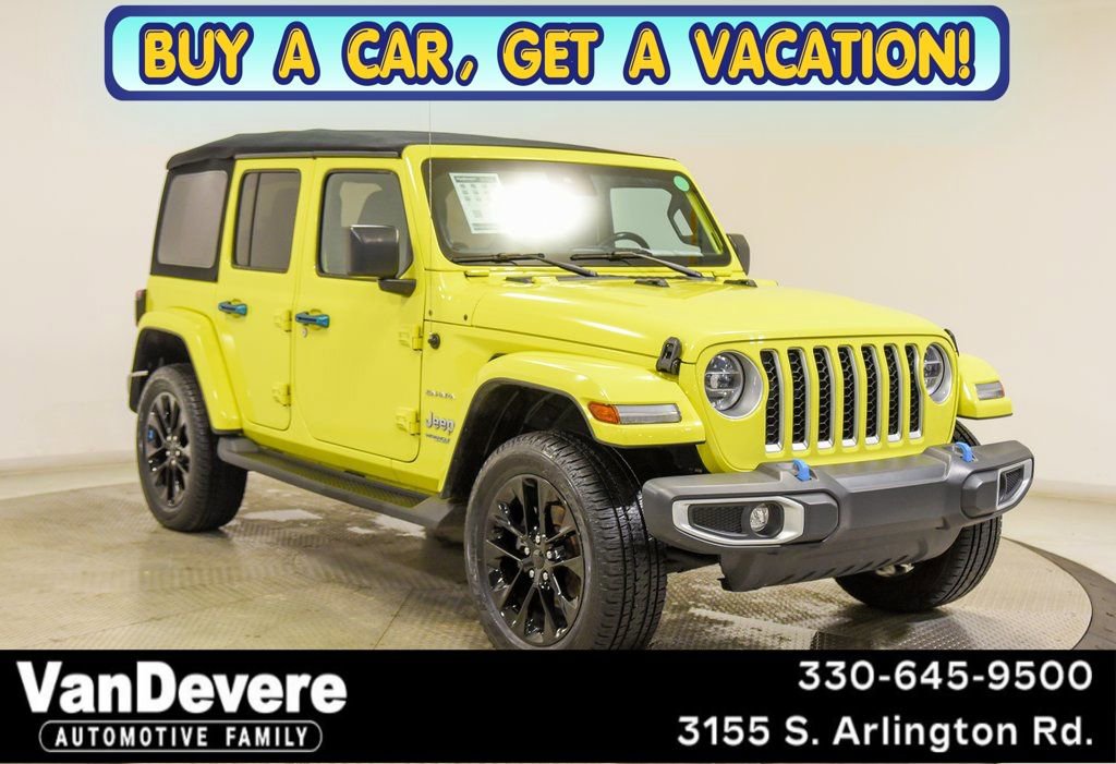 Used 2022 Jeep Wrangler Unlimited Sahara w/ Safety Group AWD/4WD image 1