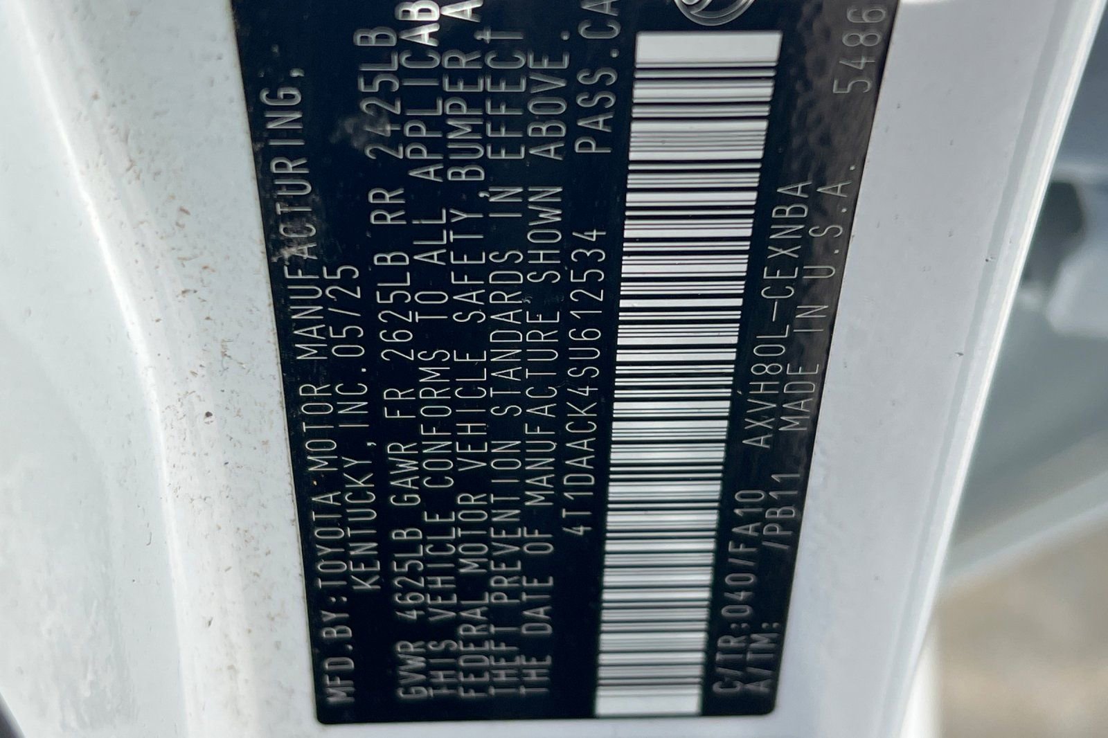 Certified 2025 Toyota Camry LE FWD image 24