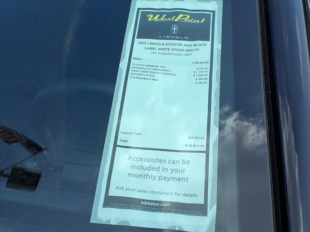 New 2025 Lincoln Aviator Black Label image 5