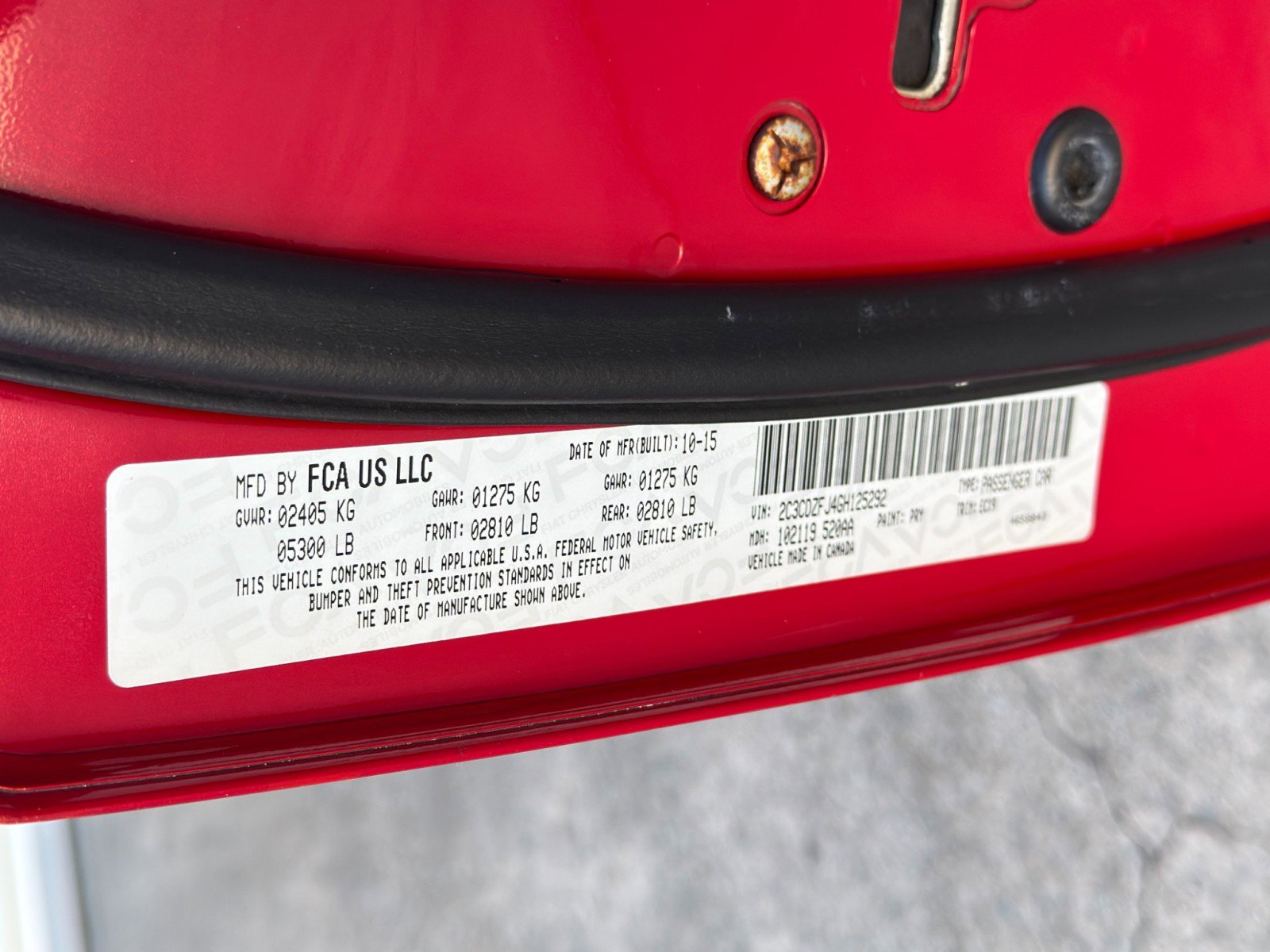 Used 2016 Dodge Challenger R/T Scat Pack w/ Leather Interior Group RWD image 40