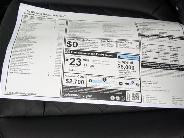 New 2026 BMW X7 xDrive40i image 19