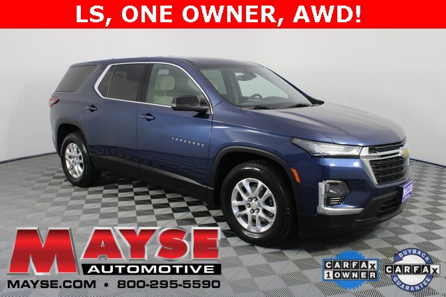 Used 2022 Chevrolet Traverse LS w/ LPO, Floor Liner Package
