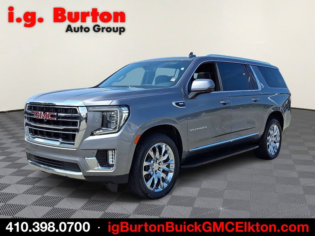 Used 2022 GMC Yukon XL SLT w/ SLT Luxury Package AWD/4WD image 3