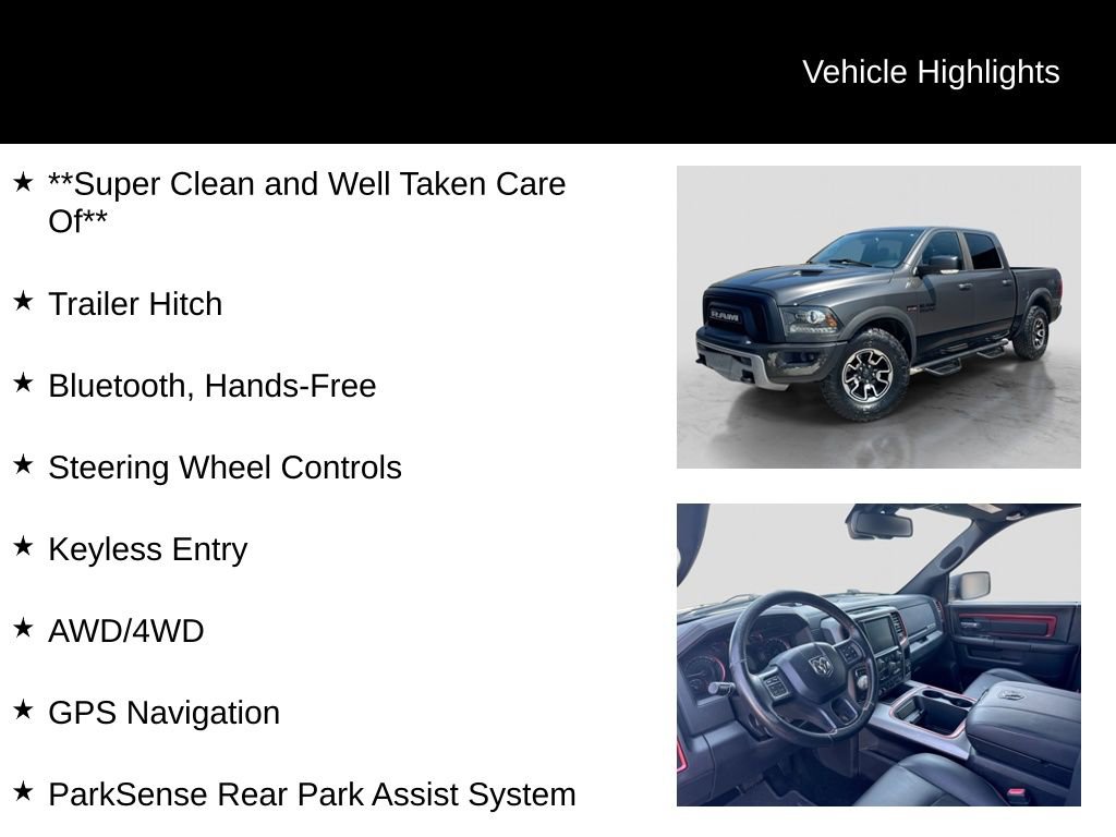 Used 2016 RAM 1500 Rebel w/ Luxury Group image 21