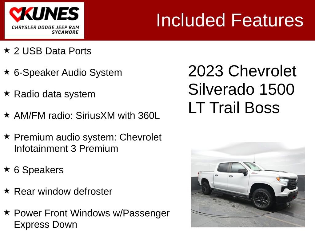 Used 2023 Chevrolet Silverado 1500 LT Trail Boss w/ Protection Package image 4