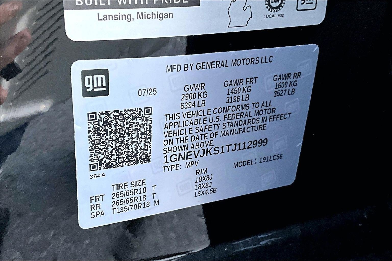 New 2026 Chevrolet Traverse Z71 w/ Enhanced Driving Package image 13