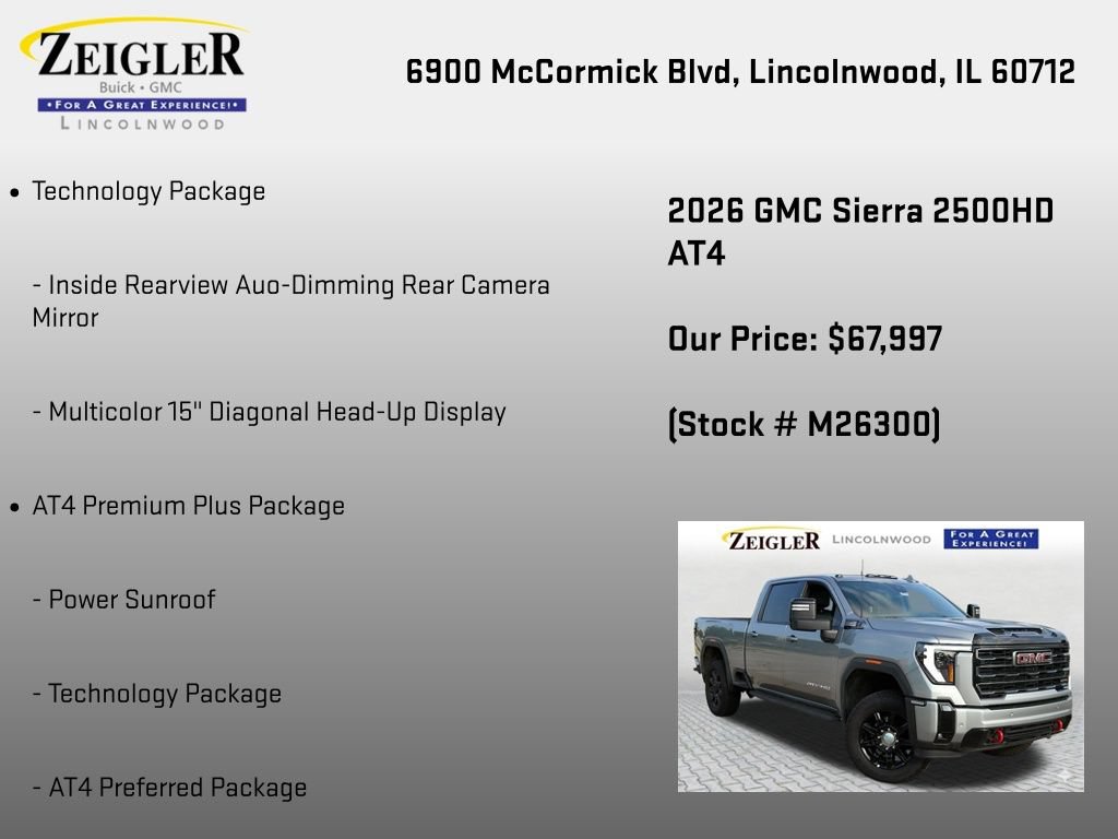 New 2026 GMC Sierra 2500 AT4 w/ AT4 Premium Plus Package AWD/4WD image 6