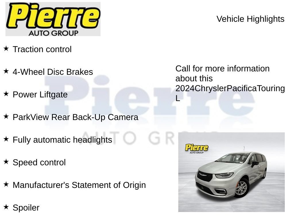 Used 2024 Chrysler Pacifica Touring-L FWD image 14
