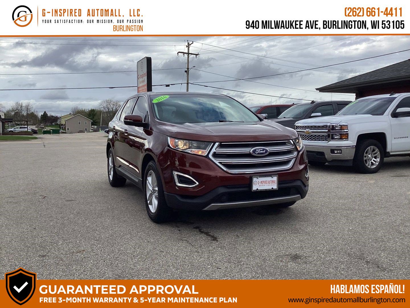 Used 2016 Ford Edge SEL w/ Utility Package