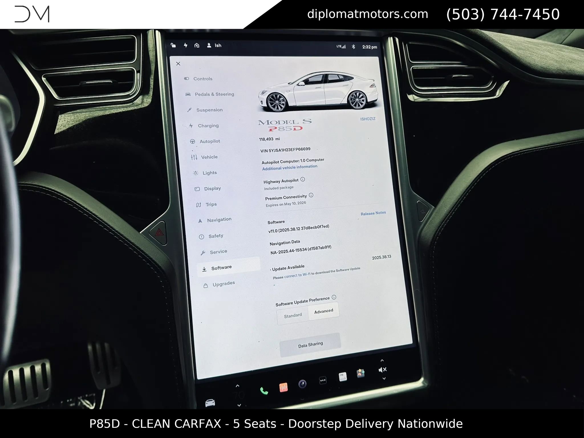 Used 2014 Tesla Model S P85D AWD/4WD image 34