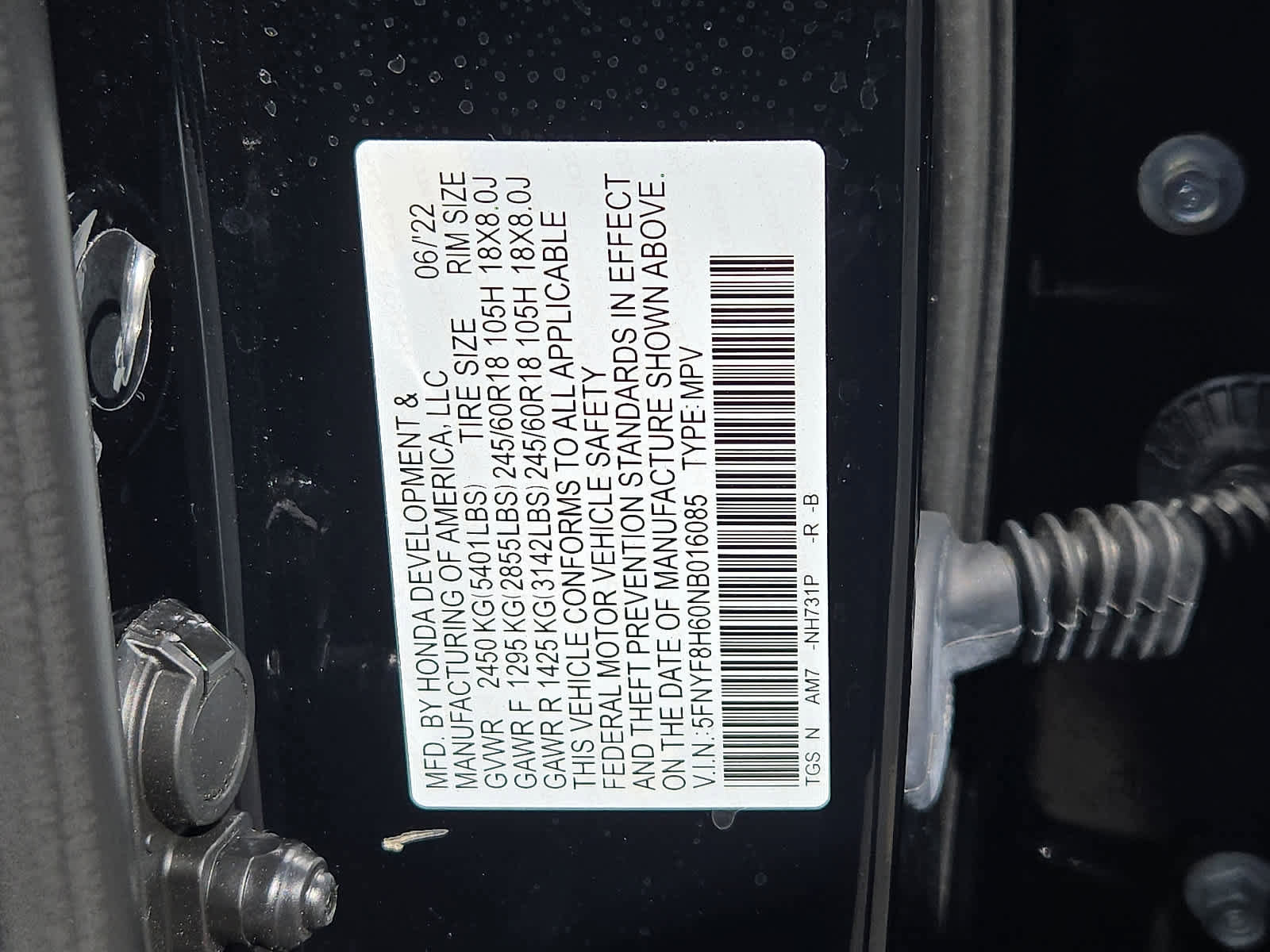 Certified 2022 Honda Passport TrailSport image 28