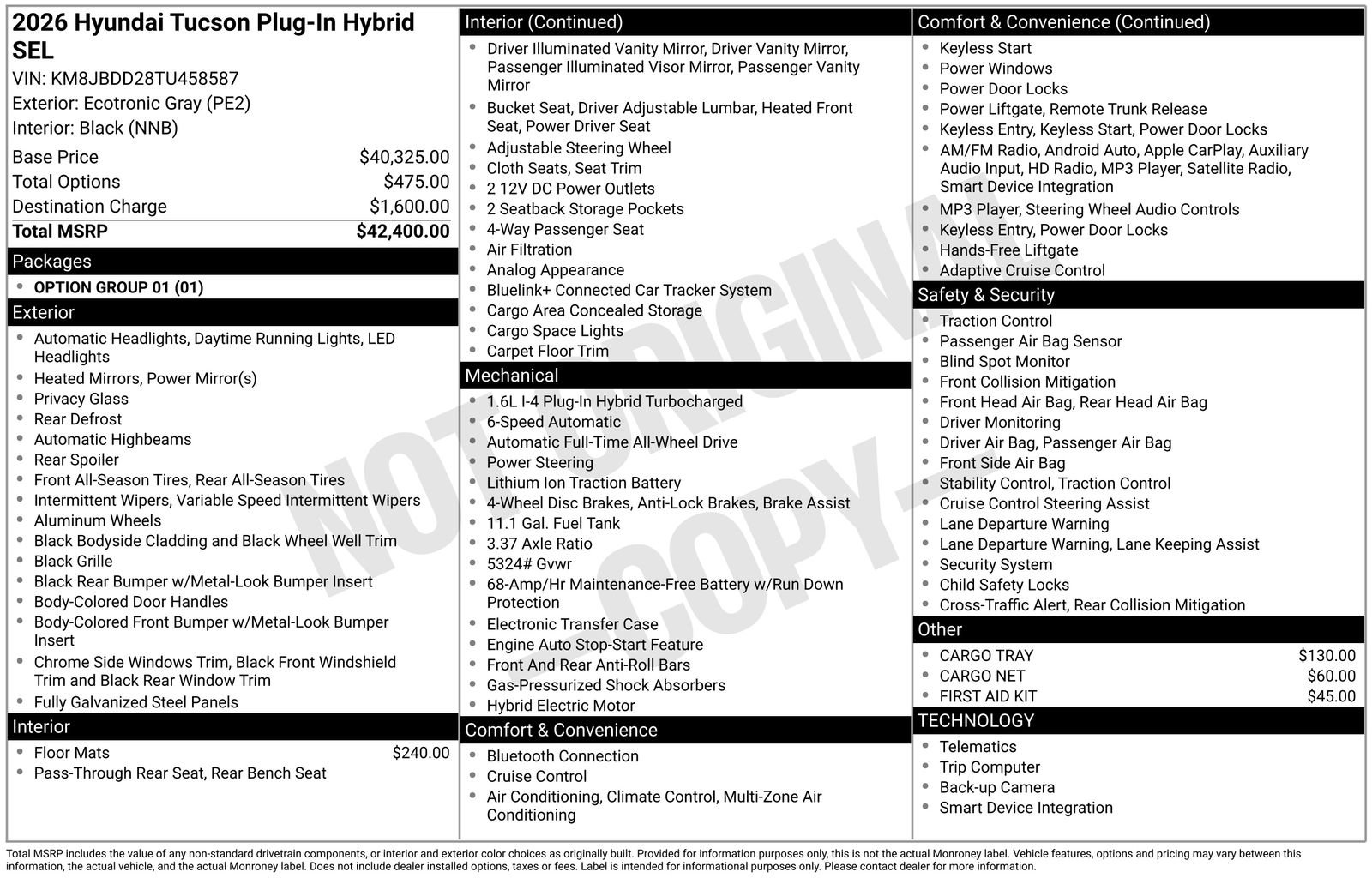 New 2026 Hyundai Tucson SEL AWD/4WD image 30