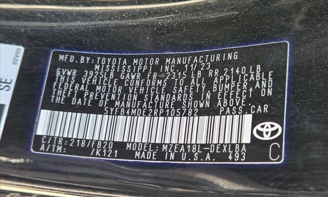 Certified 2024 Toyota Corolla LE FWD image 23