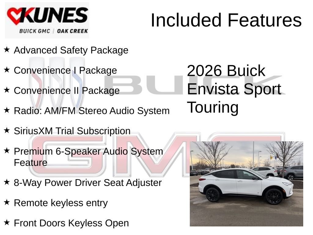 New 2026 Buick Envista Sport Touring w/ Convenience I Package image 2