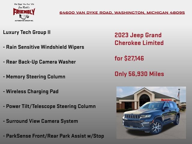 Used 2023 Jeep Grand Cherokee Limited w/ Luxury Tech Group II AWD/4WD image 10
