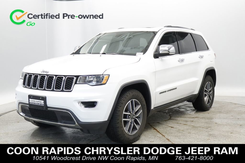 Certified 2020 Jeep Grand Cherokee Limited w/ Trailer Tow Group IV AWD/4WD image 1
