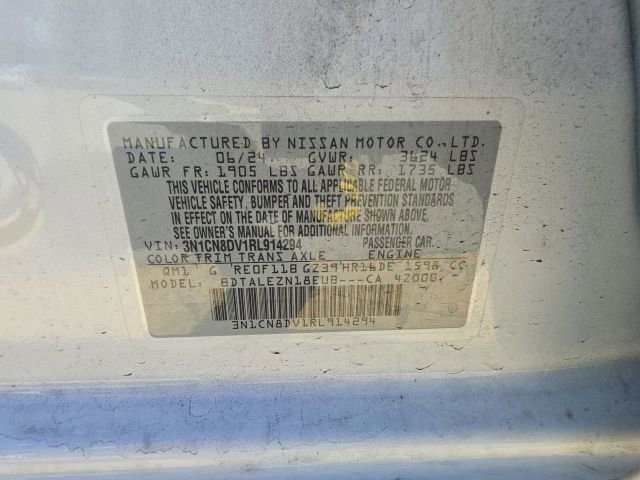 Used 2024 Nissan Versa S w/ Trunk Package image 28