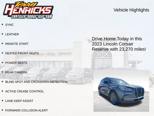 Used 2023 Lincoln Corsair Reserve AWD/4WD image 4