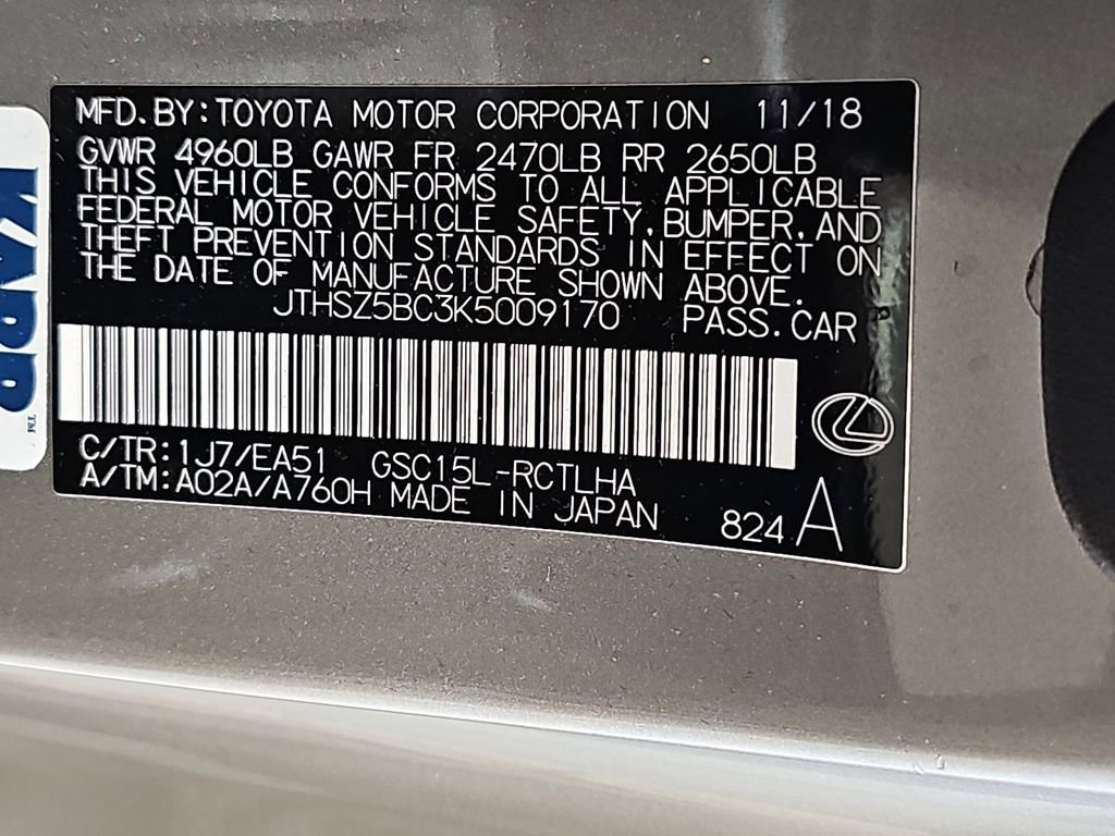 Used 2019 Lexus RC 350 AWD w/ Premium Package image 34