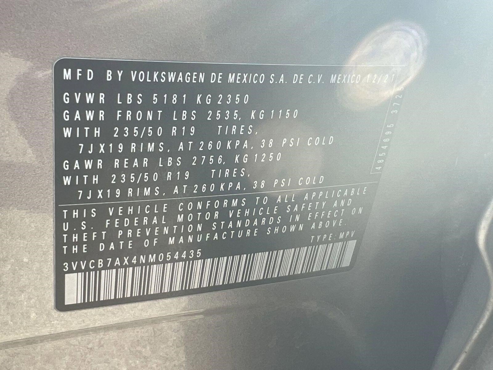 Used 2022 Volkswagen Tiguan SE R-Line FWD image 19