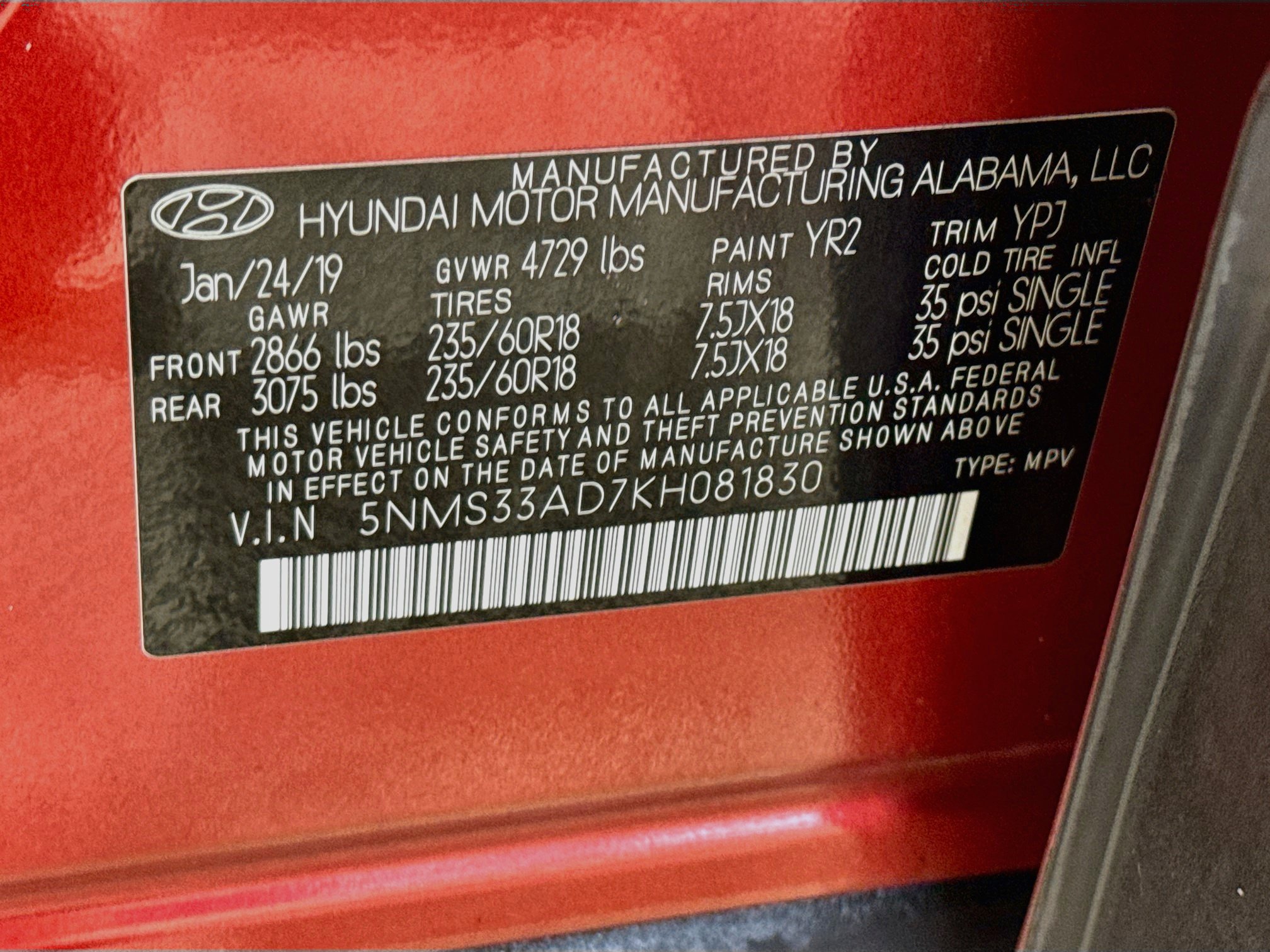 Used 2019 Hyundai Santa Fe SEL FWD image 40