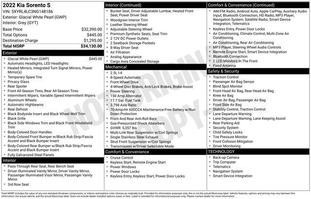 Used 2022 Kia Sorento S image 25