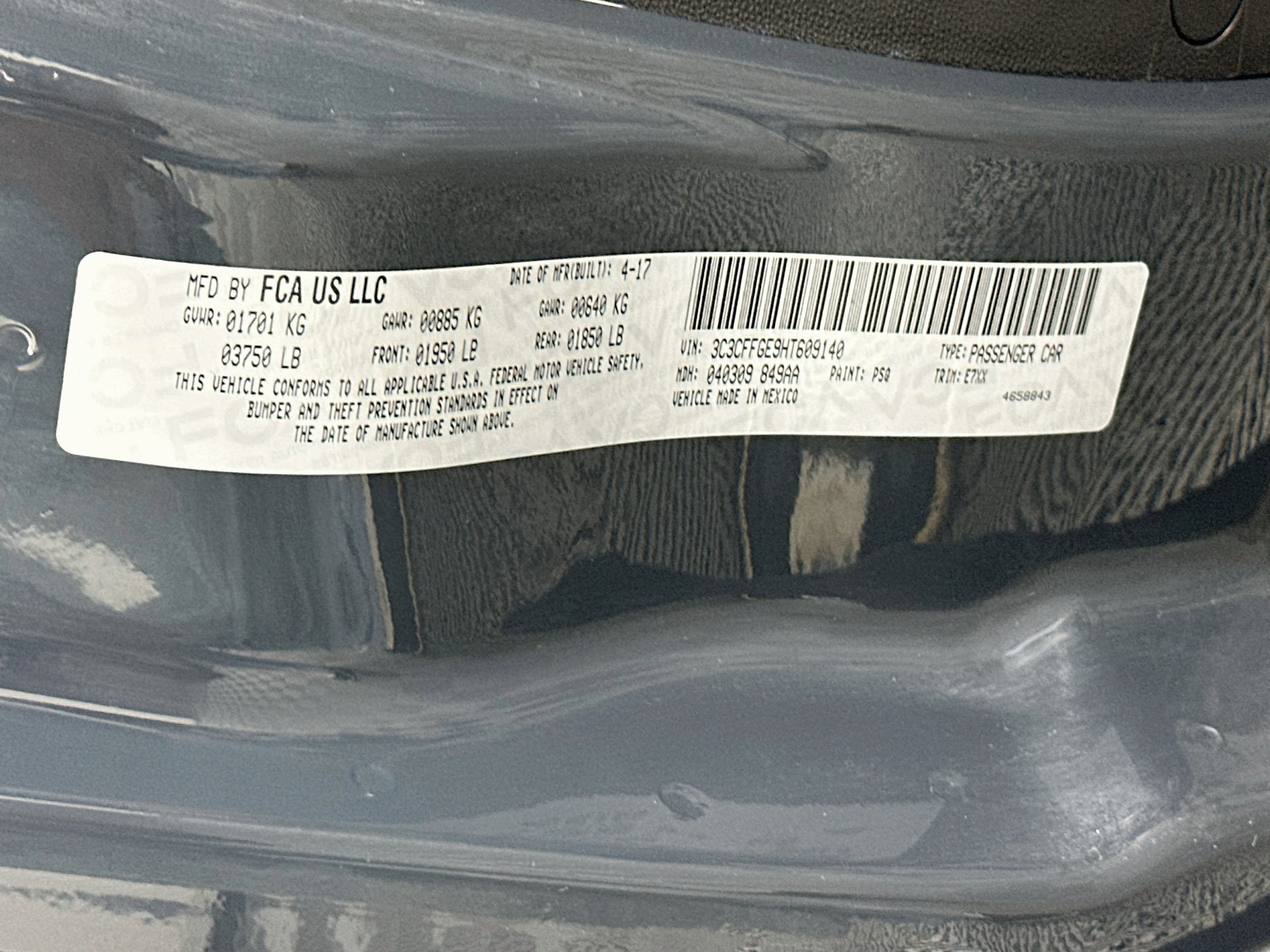 Used 2017 FIAT 500 e FWD image 12