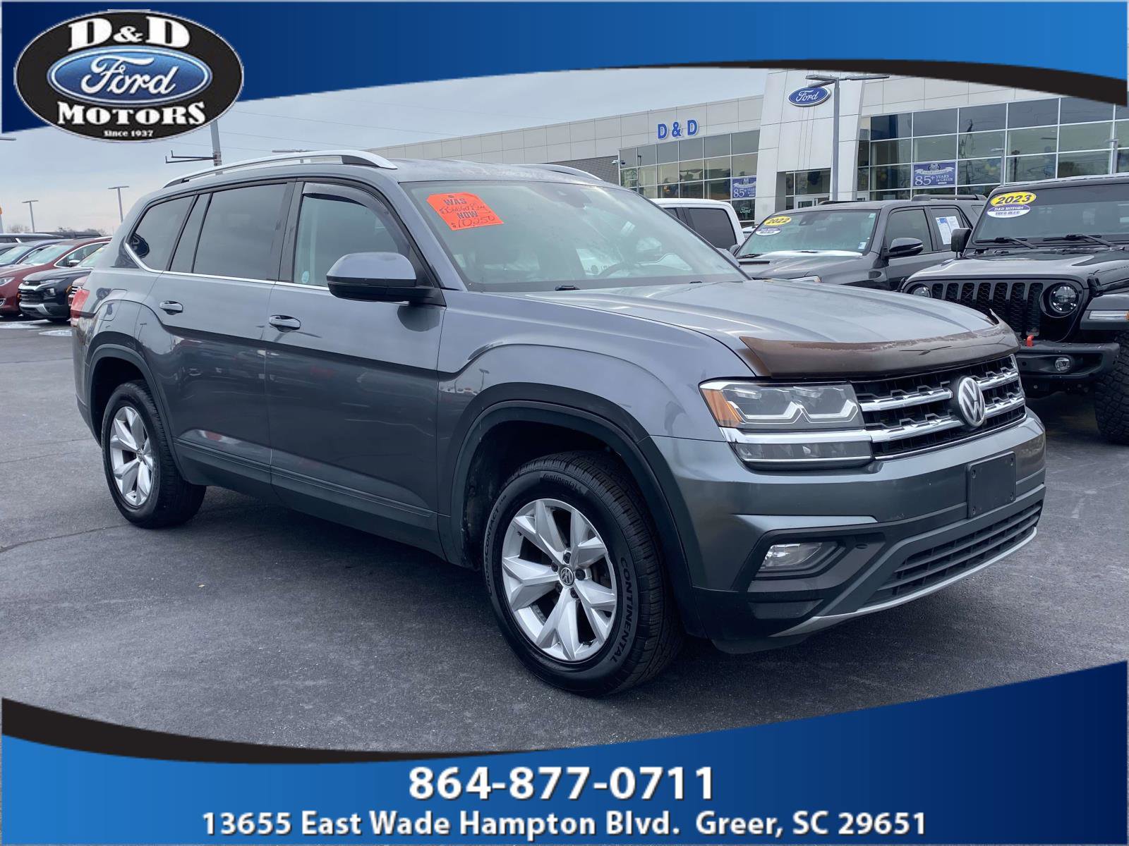 Used 2018 Volkswagen Atlas SE AWD/4WD image 1