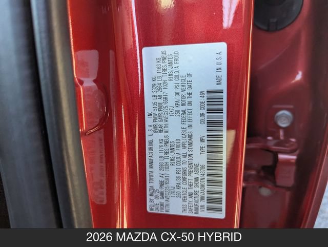 New 2026 MAZDA CX-50 AWD 2.5 Hybrid w/ Premium Pkg image 28