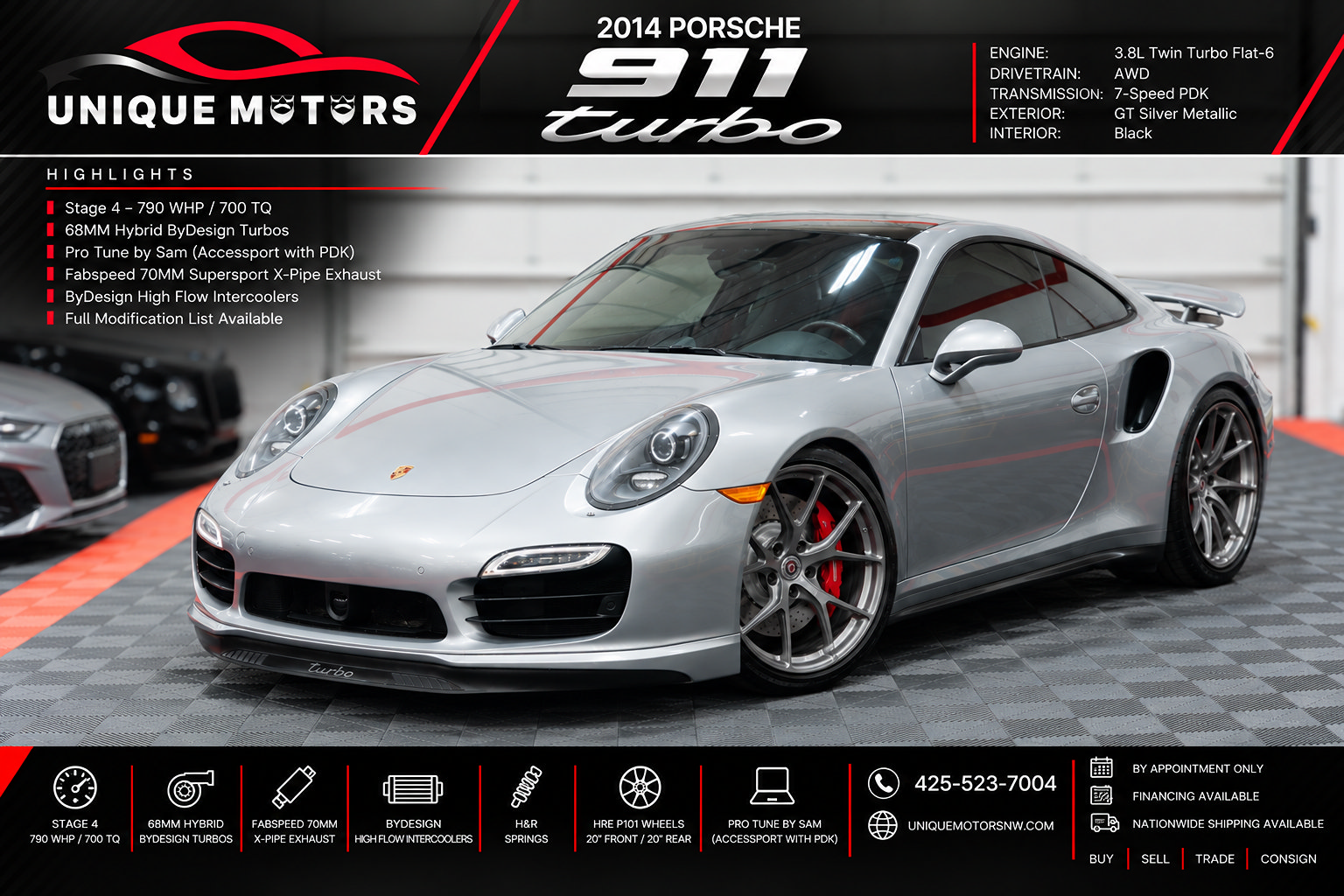 Used 2014 Porsche 911 Turbo