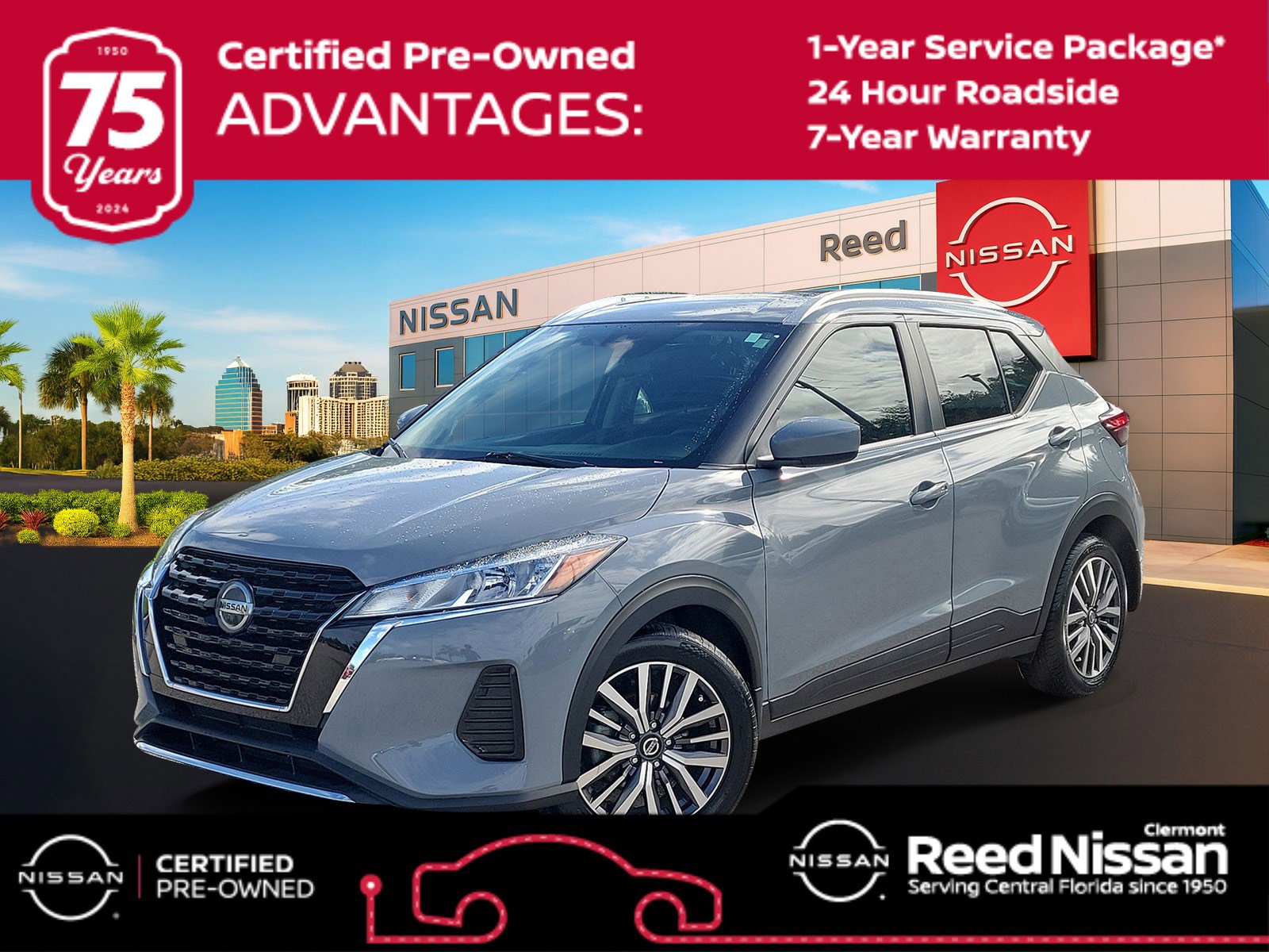 Certified 2021 Nissan Kicks SV