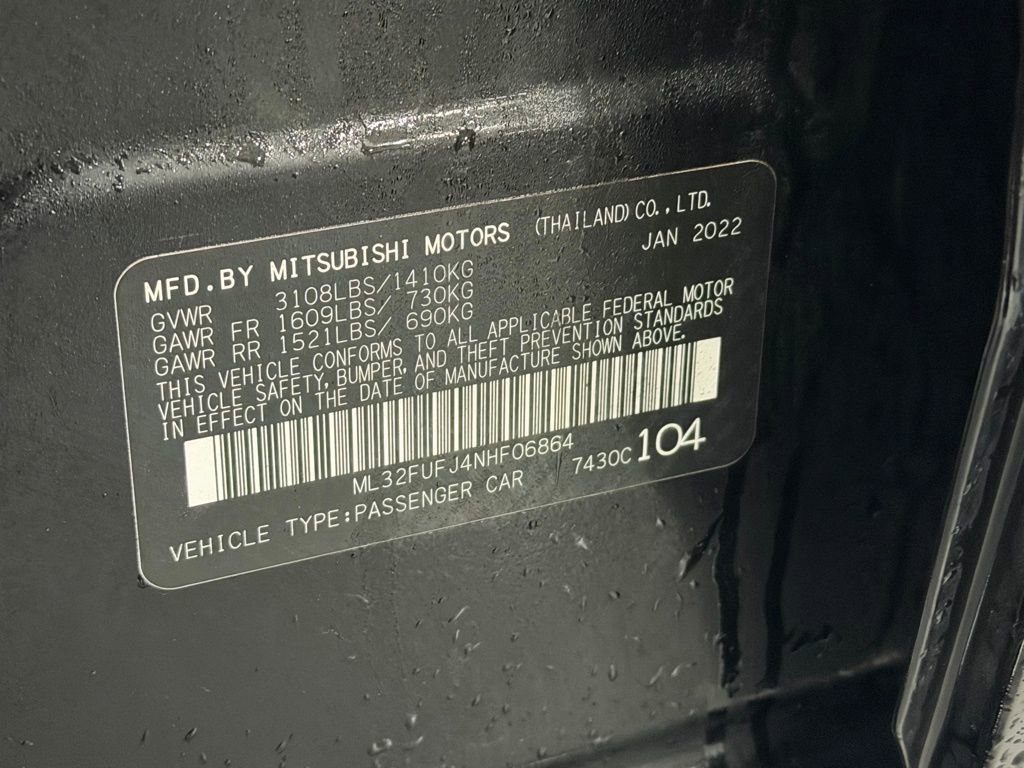 Used 2022 Mitsubishi Mirage G4 ES image 24