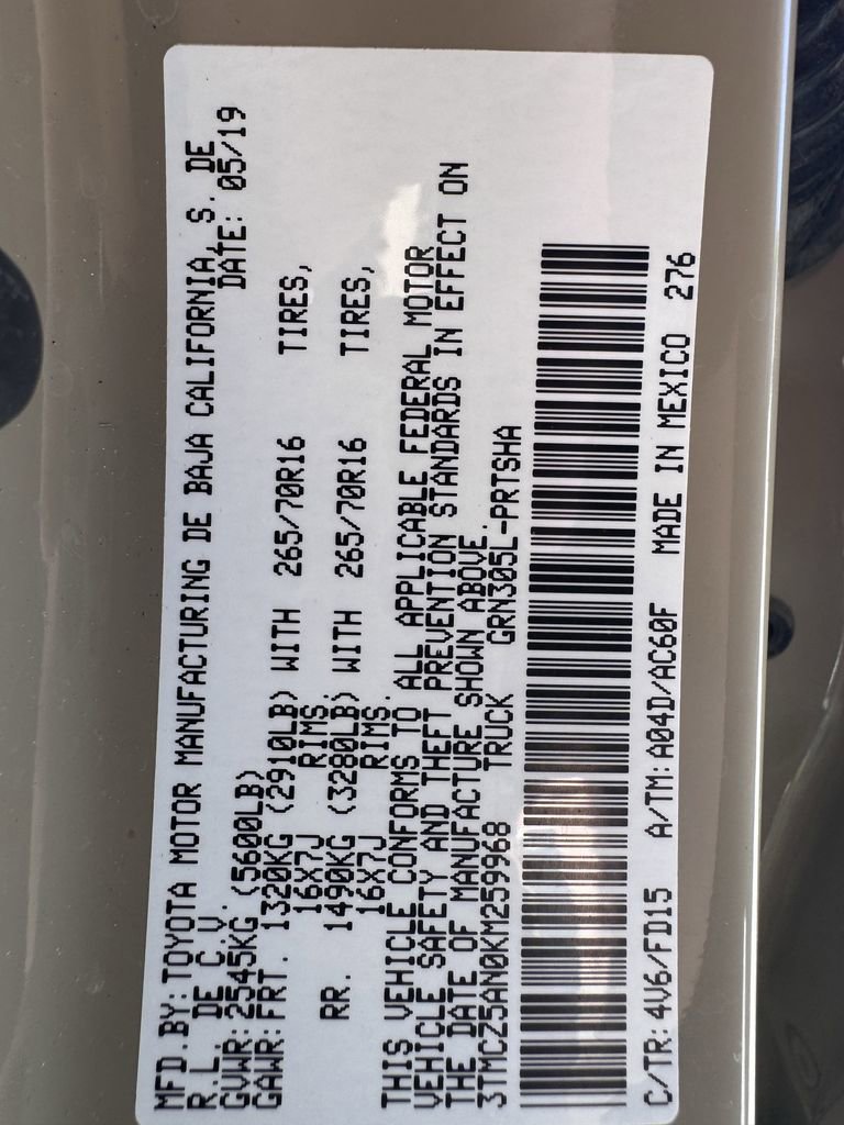 Used 2019 Toyota Tacoma TRD Off-Road image 31