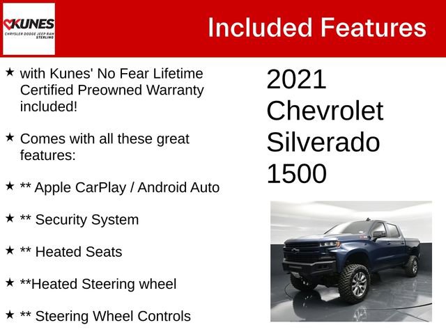 Used 2021 Chevrolet Silverado 1500 RST w/ Z71 Off-Road Package image 4