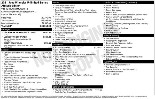 Used 2021 Jeep Wrangler Unlimited Sahara image 4