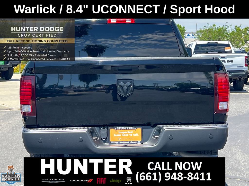 Certified 2022 RAM 1500 Classic Warlock w/ Electronics Group RWD image 5