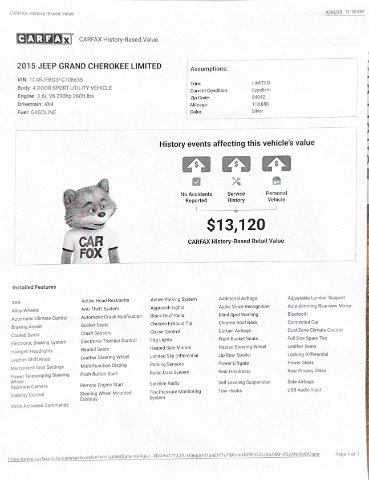 Used 2015 Jeep Grand Cherokee Limited image 23