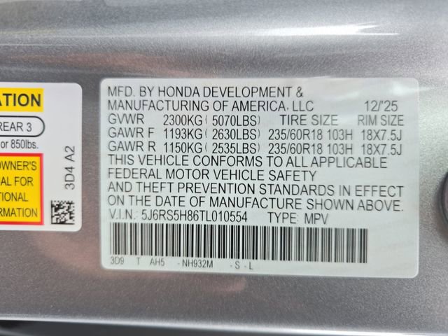 New 2026 Honda CR-V Sport-L image 37