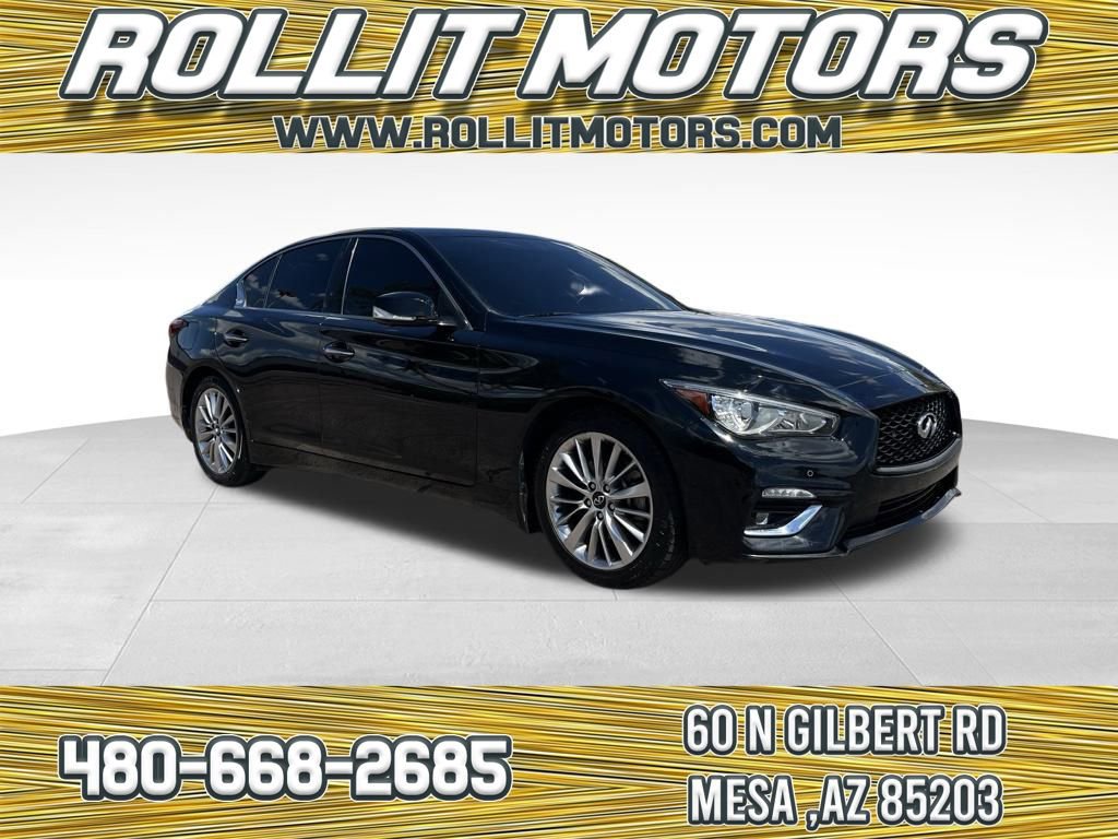 Used 2021 INFINITI Q50 Luxe w/ Cargo Package