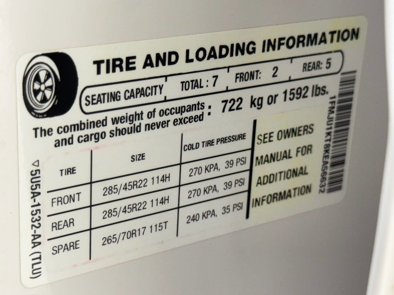 Used 2019 Ford Expedition Limited w/ Equipment Group 302A RWD image 78