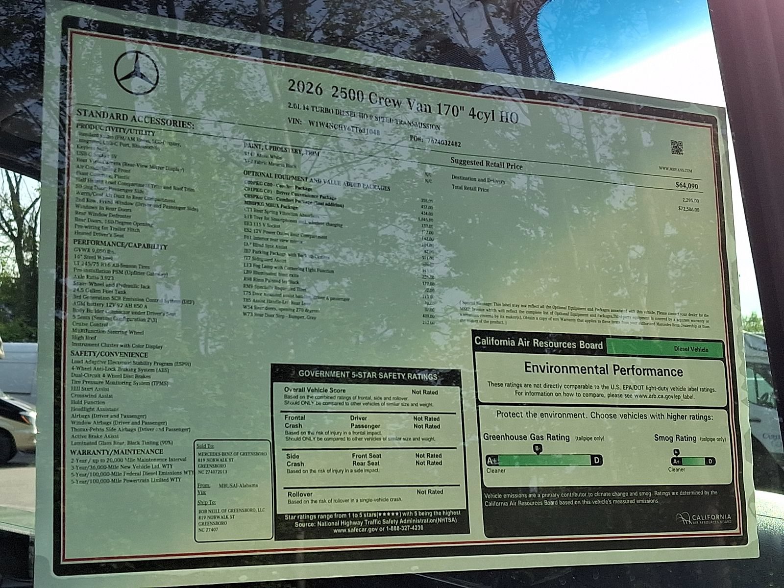 New 2026 Mercedes-Benz Sprinter 2500 image 11