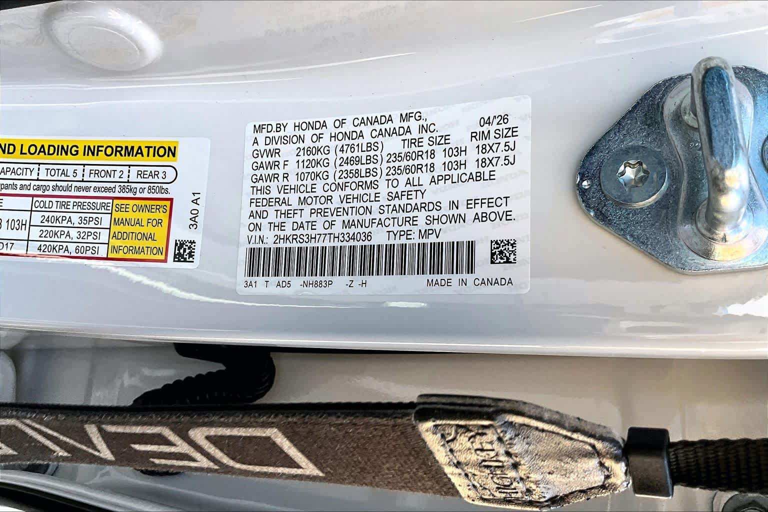 New 2026 Honda CR-V EX-L image 19