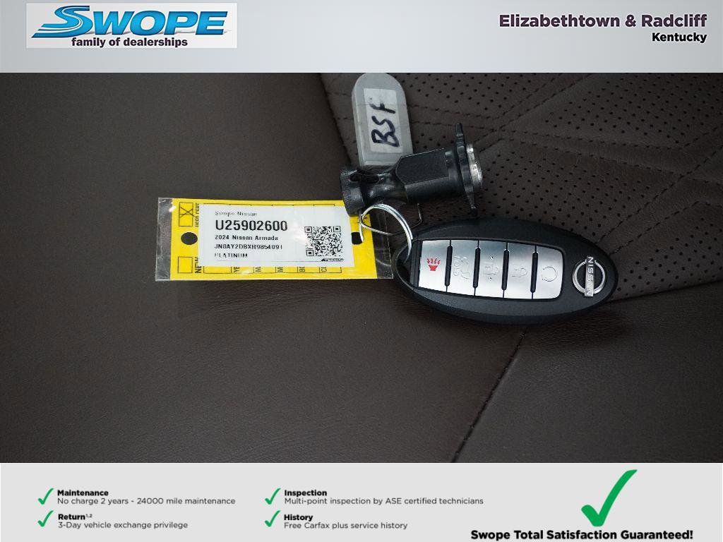 Used 2024 Nissan Armada Platinum w/ Captain's Chairs Package image 34