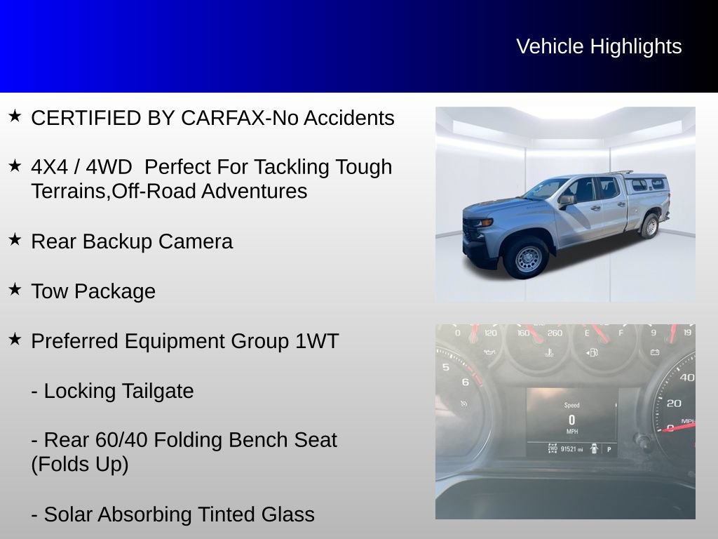 Used 2021 Chevrolet Silverado 1500 W/T w/ WT Fleet Convenience Package AWD/4WD image 4