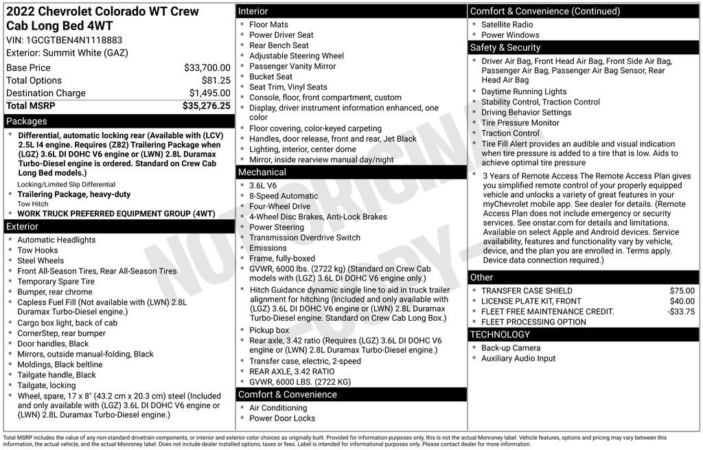 Used 2022 Chevrolet Colorado W/T image 31