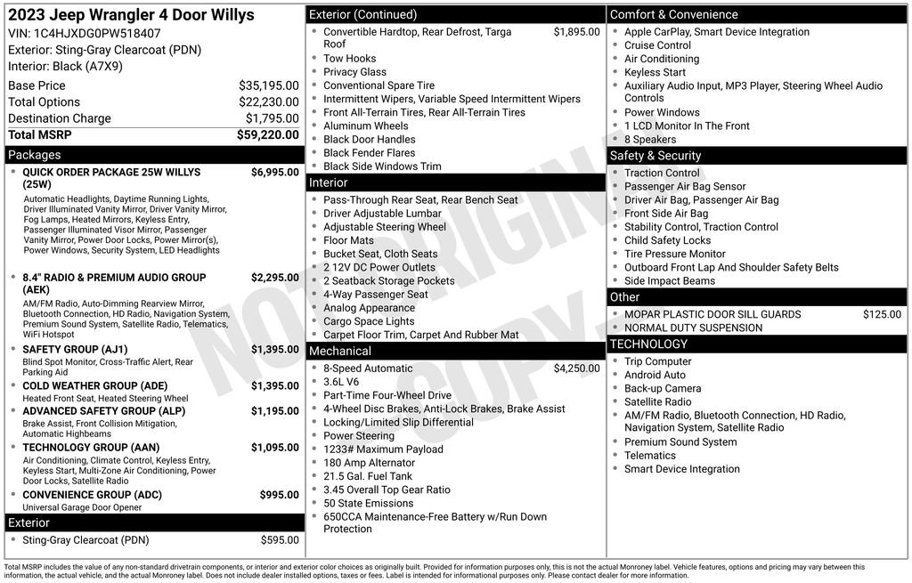 Used 2023 Jeep Wrangler Willys image 6