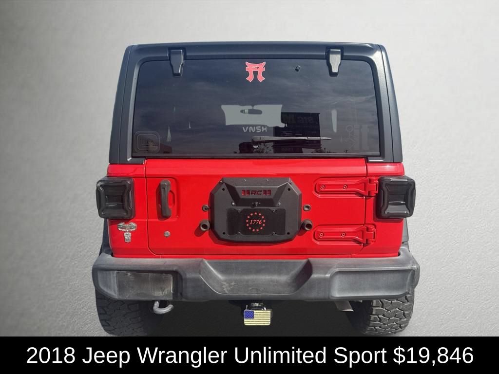 Used 2018 Jeep Wrangler Unlimited Sport AWD/4WD image 4