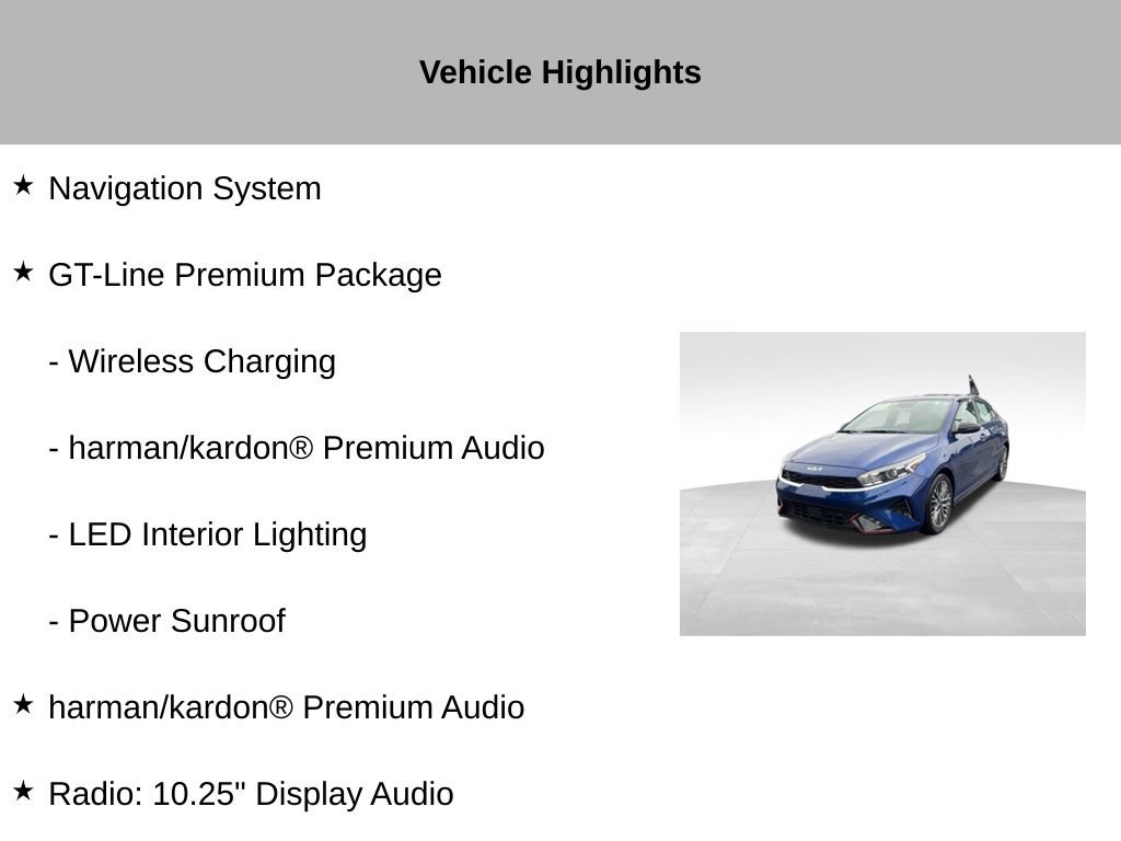 Certified 2024 Kia Forte GT-Line w/ GT-Line Premium Package FWD image 19