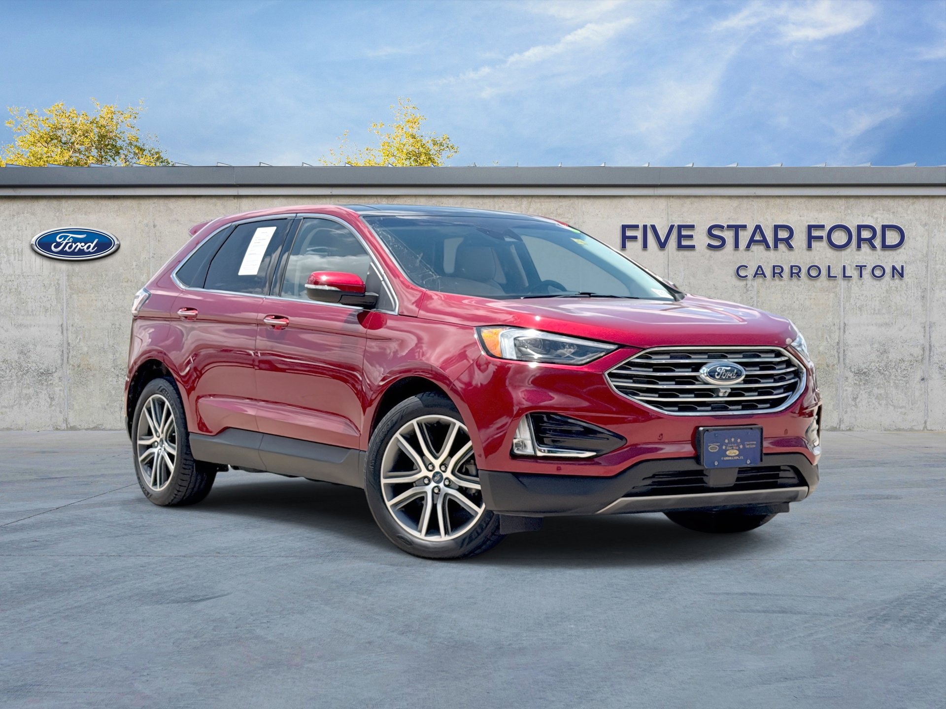 Certified 2019 Ford Edge Titanium w/ Equipment Group 301A FWD image 1