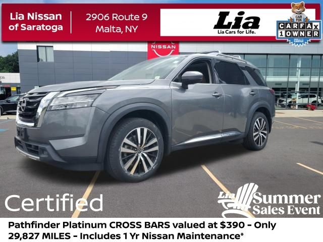 Certified 2023 Nissan Pathfinder Platinum w/ Cargo Package